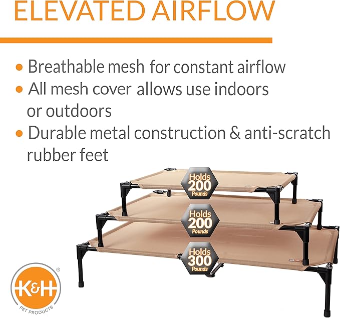 K&H Pet Products Elevated Outdoor Dog Cot Bed