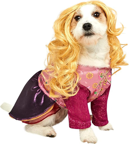 Rubie's Disney Hocus Pocus Sarah Sanderson Pet Costume and Wig, As Shown, Small