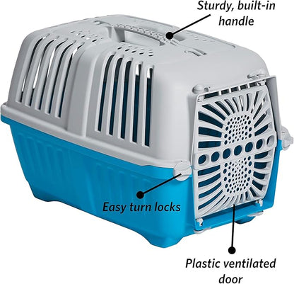 MidWest Homes for Pets Spree Travel Pet Carrier | Hard-Sided Pet Kennel Ideal for Toy Dog Breeds, Small Cats & Small Animals | Dog Carrier Measures 19.1L x 12.5 W x 13H - Inches