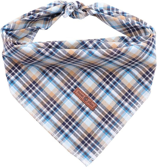 Lionet Paws Dog Bandana Washable Cotton Handkerchief Scarf