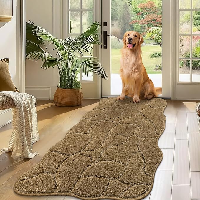 Large Dog Door Mat for Muddy Paws 22x47 Absorbent