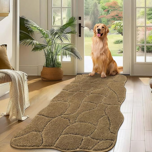 Large Dog Door Mat for Muddy Paws 22x47 Absorbent