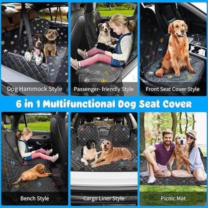 URPOWER Dog Car Seat Cover 6-in-1 Seat