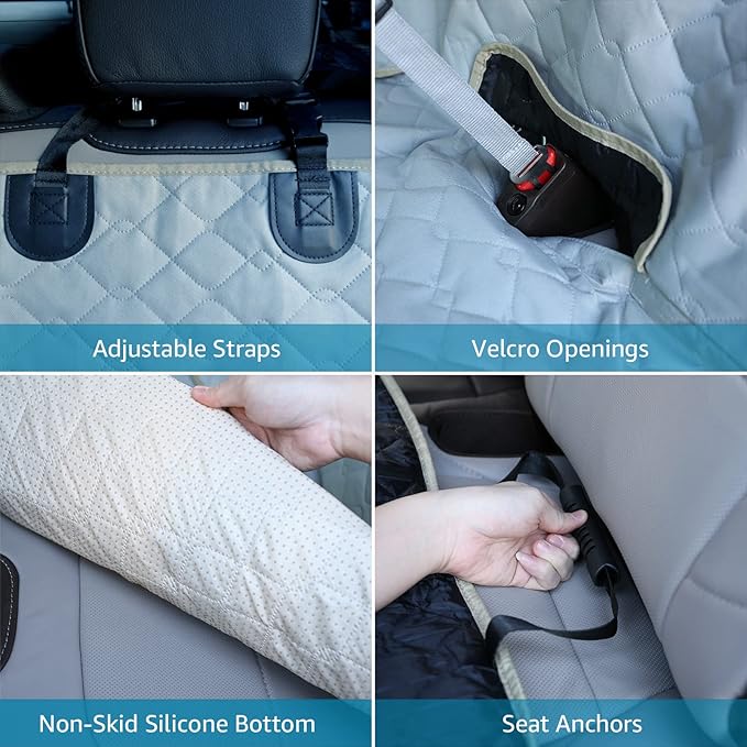 Lassie XL Dog Seat Covers for Trucks Back Seat