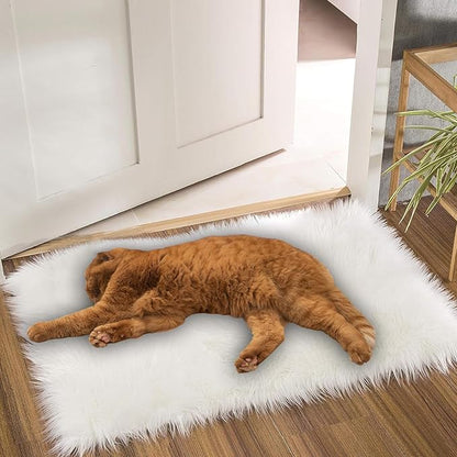 Fluffy Small Dog Cat Bed Mat