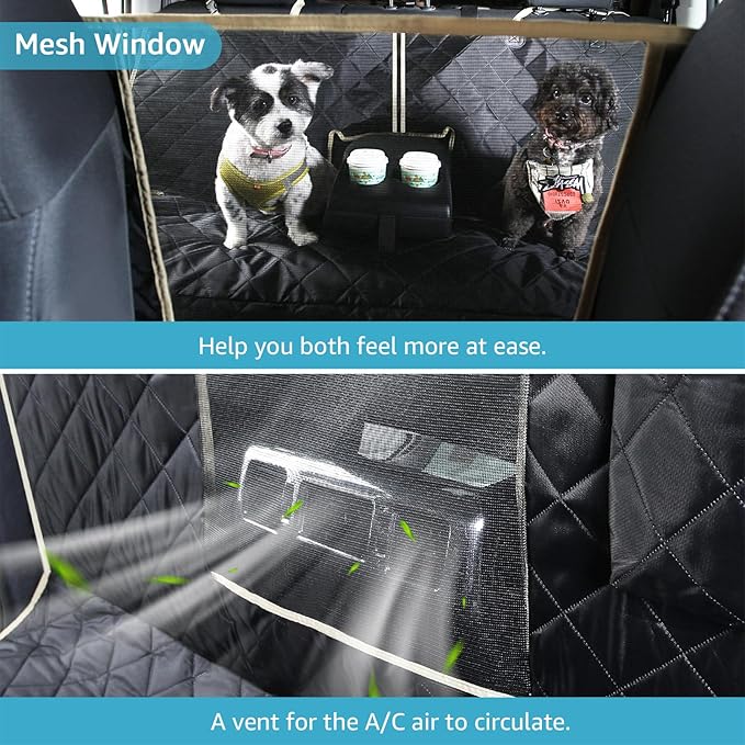 Lassie 4 in 1 Full Coverage Dog Car Floor Hammock 100% Waterproof