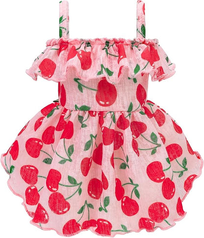 Fitwarm Cherry Dog Dress