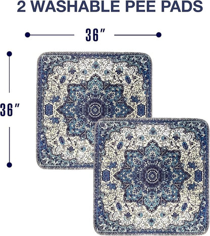 Washable Pee Pads for Dogs 100% Waterproof,