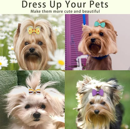 Yxiang 100PCS Cute Pet Grooming Accessories 50 Pairs