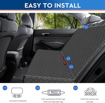 Dog Car Seat Cover Dog Seat Cover for Back Seat Scratch Prevention Dog Hammock Protects Against Dirt Dog Seat Covers for Cars Fits for Small SUVs and Trucks 54"x 58"