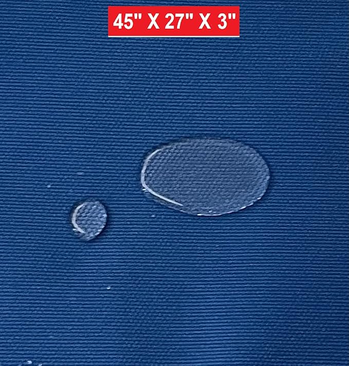 Dogbed4less Memory Foam Platform Dog Bed 45X27X3 Pacific