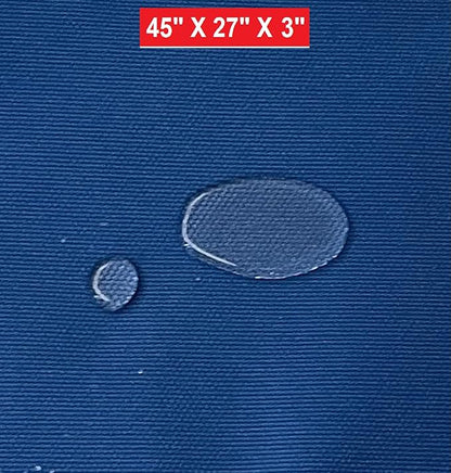 Dogbed4less Memory Foam Platform Dog Bed 45X27X3 Pacific