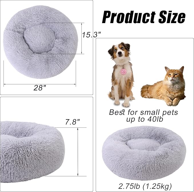 Calming Dog Bed 28" x 28")