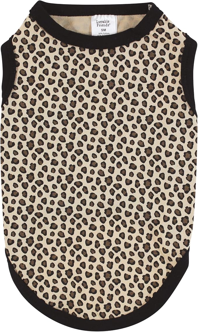 Luvable Friends Dog Pet Dog and Cats Cotton T-Shirts 2pk