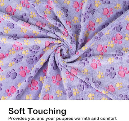 Dono 1 Pack 2 Dog Blankets Soft Fluffy