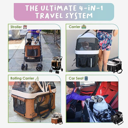 New! Petique's Dynamic Pet Stroller