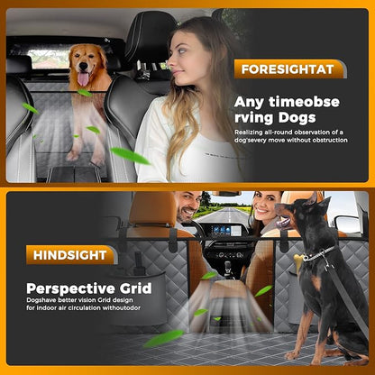 Dog Car Seat Cover +40% Space, 400 lb