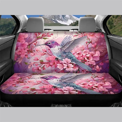 Tupalatus Set of 2 Pack Car Back Seat Covers for Womens Ladies Auto Interior Accessories Pet Dog Car Rear Bench Seat Cushion