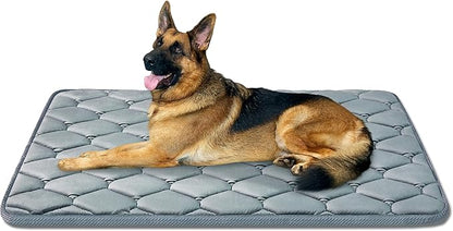 Dog Crate Mats Dogs(47x29,Grey)
