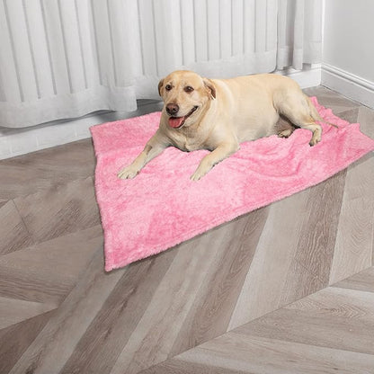 MACEVIA Fluffy Fleece Dog Blankets (29x40 Inch,