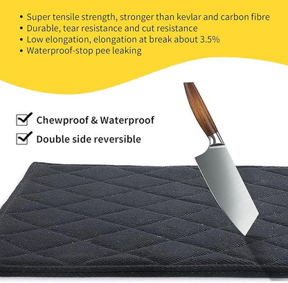 Chew Proof Dog Crate Dog Bed Pad Mat for Tough Dog