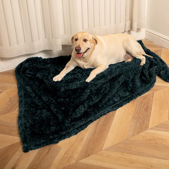 MACEVIA Fluffy Fleece Dog Blankets (40x60 Inch,