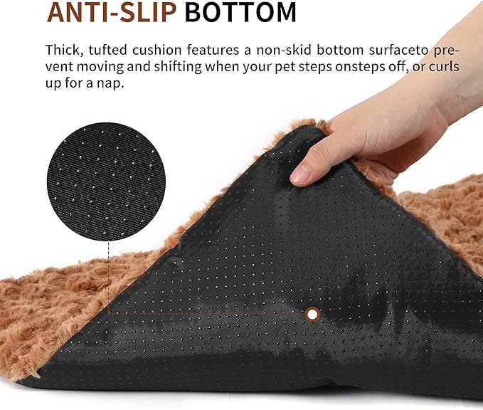 NOYAL Dog Bed Mat Soft Washable Dog Crate