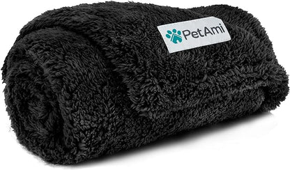 PetAmi Fluffy Waterproof Dog Blanket for Small Medium Dogs 24x32)