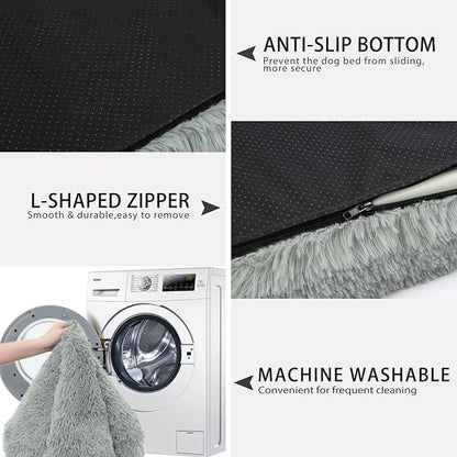 MIHIKK Extra Large Dog Bed 47x29 inch,