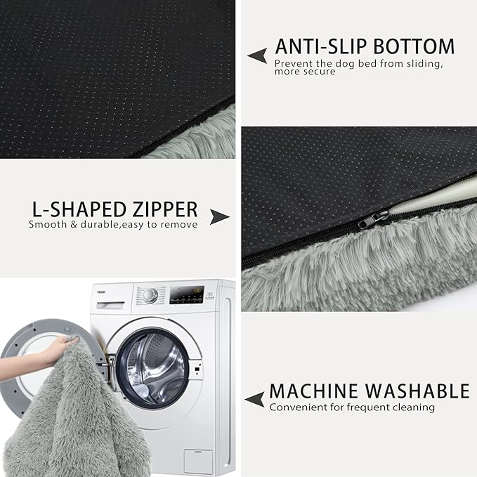 MIHIKK Extra Large Dog Bed 44x32 inch,