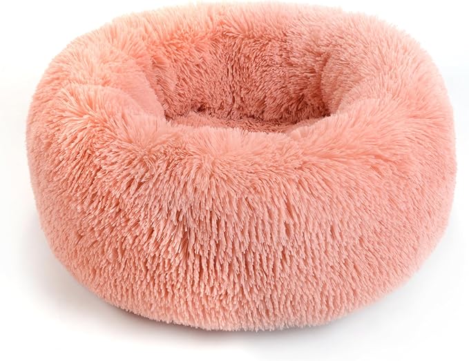 Calming Dog Bed for Cats and Small Dogs 19.7')