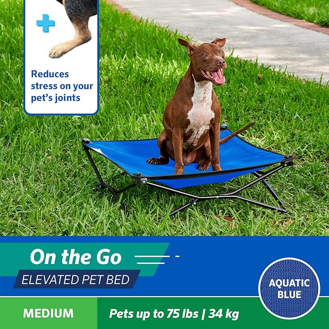 Coolaroo On The Go Cooling Elevated Dog Bed