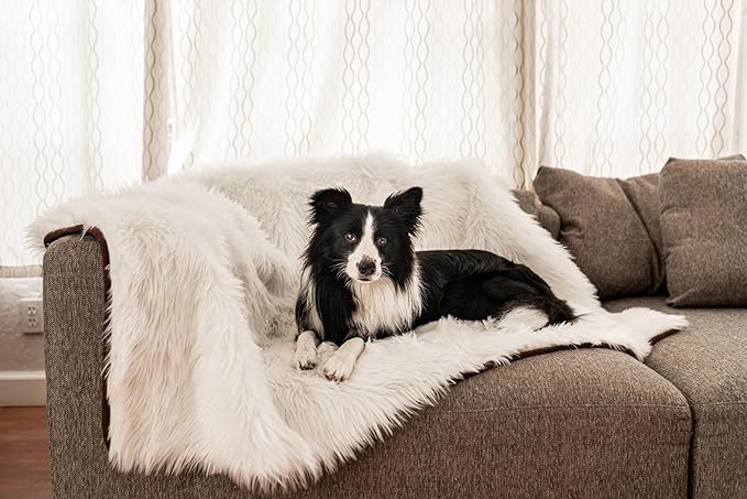 PupProtector Waterproof Throw Blanket for Dogs and Cats (60" L 50" W)