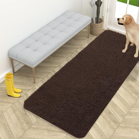 OLANLY Dog Door Mat for Muddy Paws 59x24