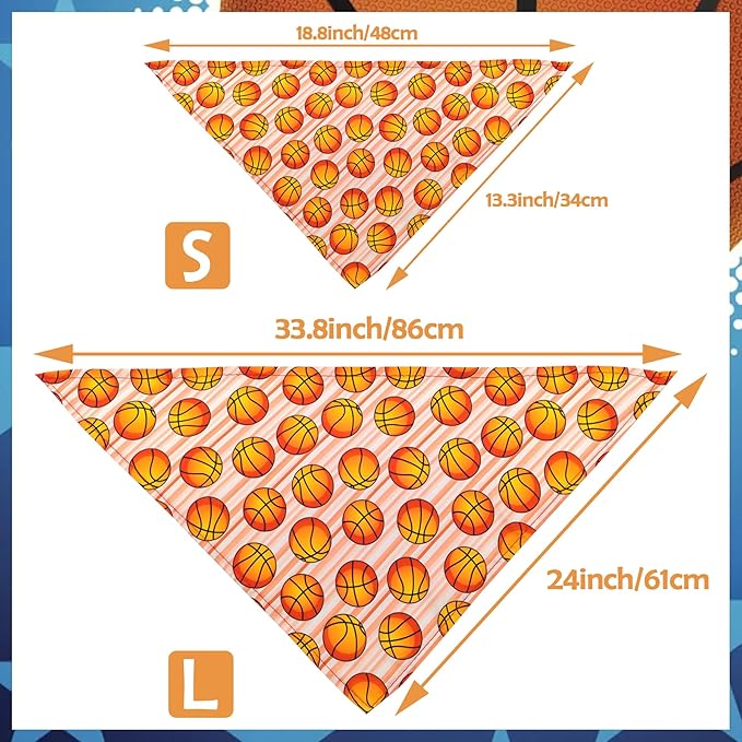 Sports Dog Bandanas for Large Dogs Breed 33 7PCS