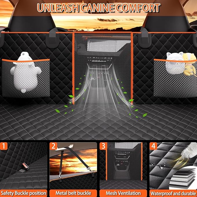 Back Seat Extender for Dogs 330lb with