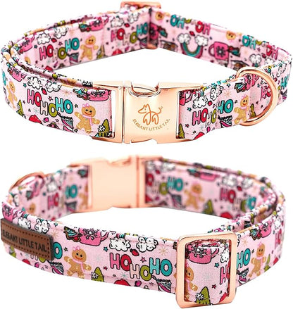 Elegant little tail Dog Collar with Flower