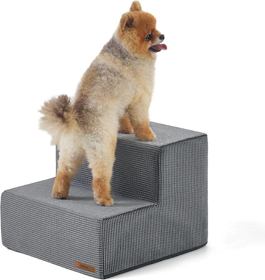 Lesure Dog Stairs for High Beds 2-Steps Dog