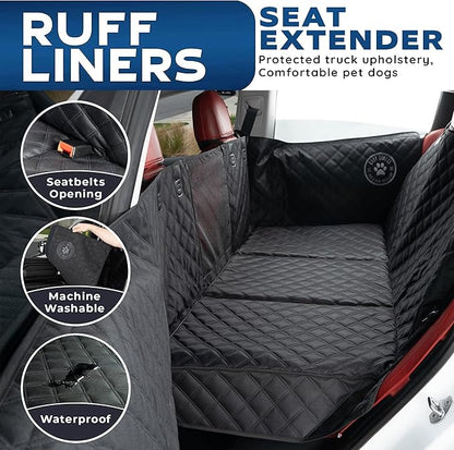Medium Dog Back Seat Extender for Dogs and Door Protection for Cars