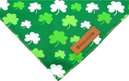 Realeaf St. Patrick's Day Dog Bandanas 2 Pack