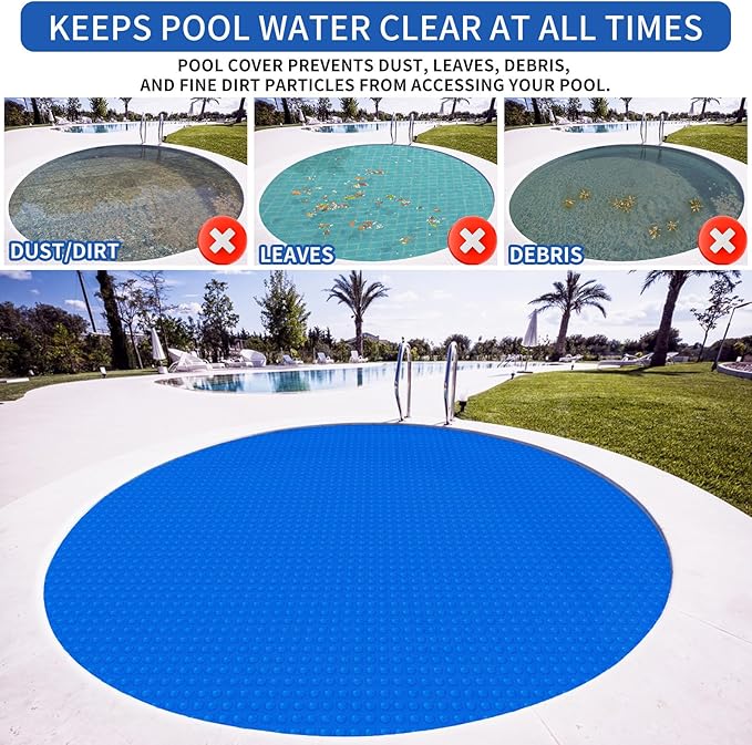 15 Ft Bubble Solar Pool Covers Blankets (15 Foot)
