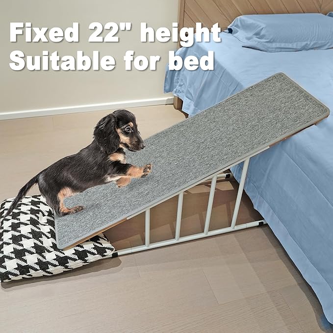 Meeyoview Dog Ramp for 22'' High Bed 22'' High)