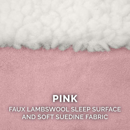 Furhaven 35" Round Cooling Gel Dog Bed for Large/Medium Dogs w/ Removable Washable Cover 50 lbs 35-inch