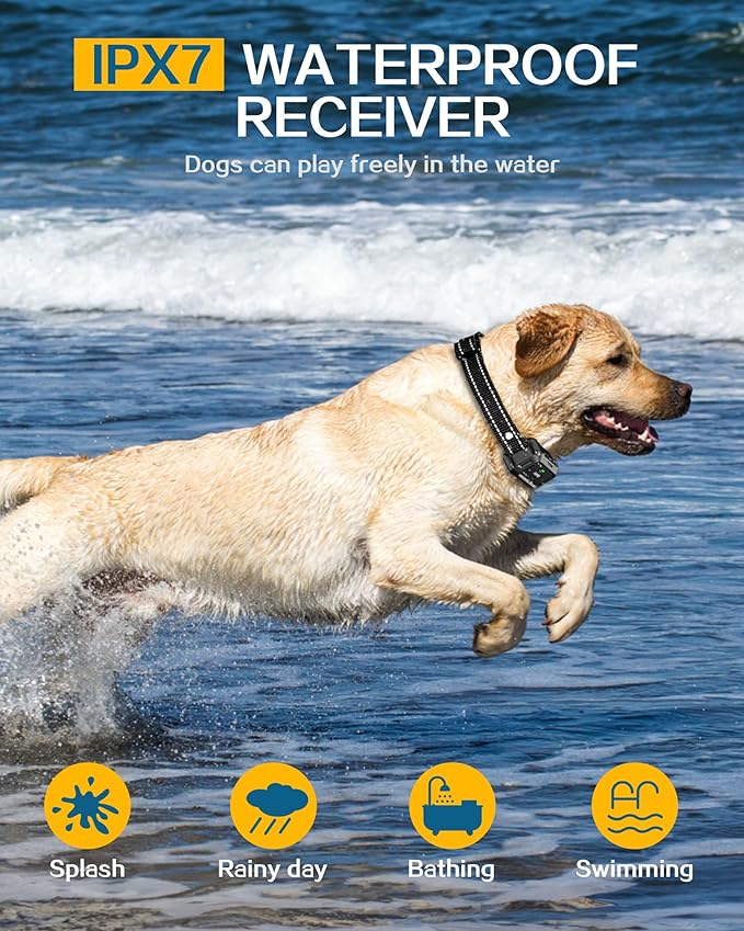 Dog Shock Collar with Remote 2600FT Dog 3 Training IPX7 Waterproof