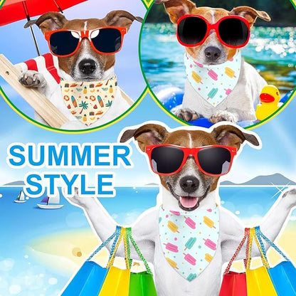 Summer Dog Bandanas Hawaiian Dog Bandanas for Dogs