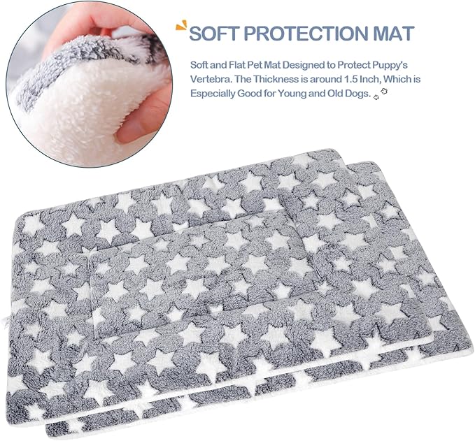 Soft Flannel Thickened Pet Soft Fleece Pad Pet (22 * 30in X-Large)
