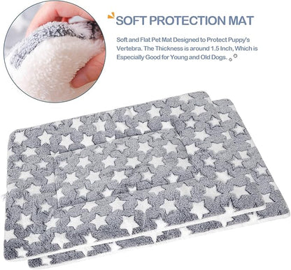 Soft Flannel Thickened Pet Soft Fleece Pad Pet (20.5 * 16in Medium)