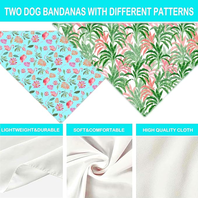 Hawaii Dog Bandanas 2 Pack