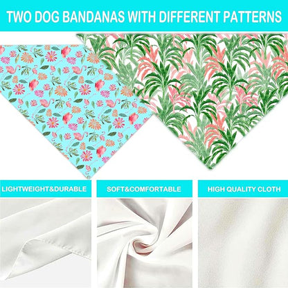 Hawaii Dog Bandanas 2 Pack