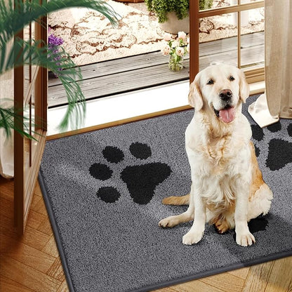 Mibao Door Mat Indoor 59 "x 35.5", Grey